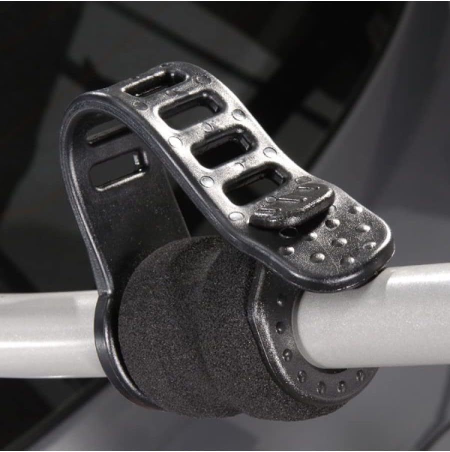 Mottez A025PMON Fahrradträger mit Gurten für 3 Fahrräder, grau
