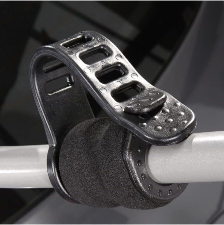 Mottez A025PMON Fahrradträger mit Gurten für 3 Fahrräder, grau