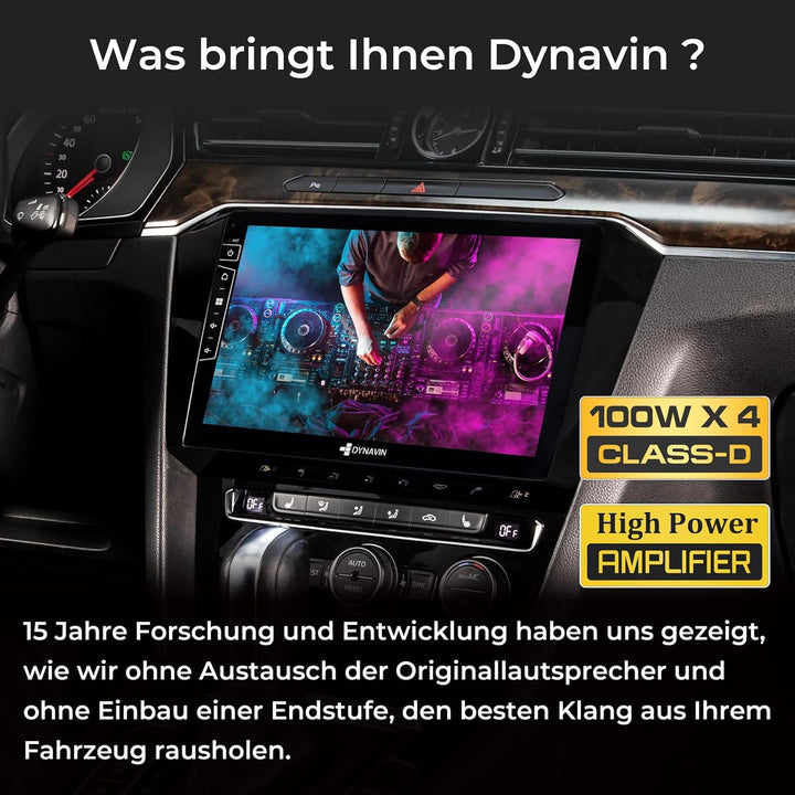 DYNAVIN Android Autoradio Navi für VW Passat B8, 10,1 Zoll OEM Radio mit Wireless Carplay und Androi
