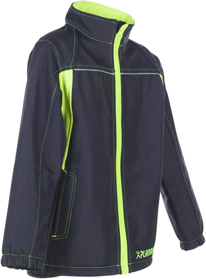 Grösse 134/140 Kinder Planam Junior Softshelljacke anthrazit gelb Modell 6130 Anthrazit/Gelb 140, An