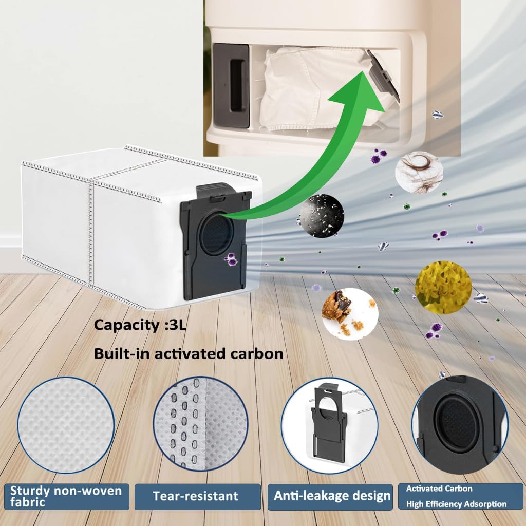 Zubehör für Dreame L10s Pro Ultra Heat/ L10s Ultra Gen2/ L40 Ultra AE/ X30 Ultra/Mova E30,Wischpads
