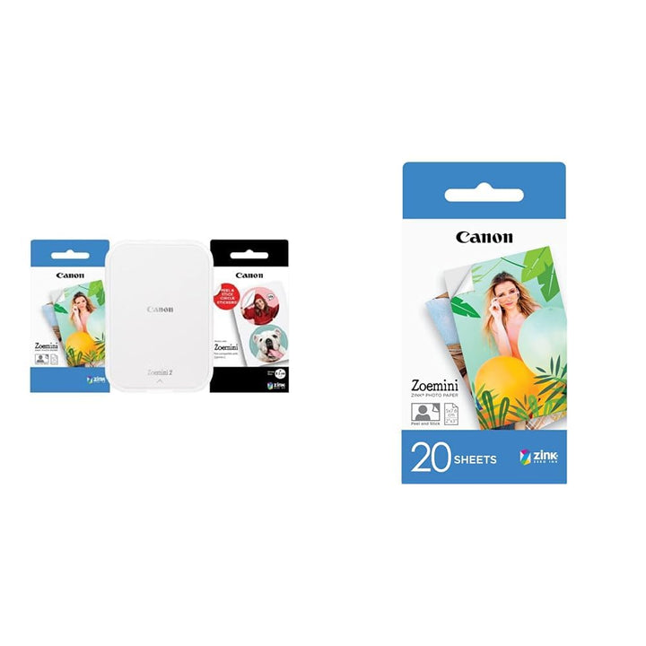 Canon Zoemini 2 Mini Fotodrucker mobil tragbar unterwegs Hosentasche Printing KIT &amp; ZP-2030 Original