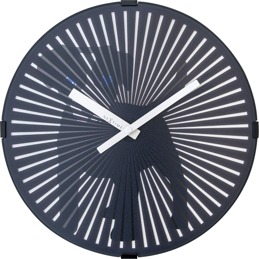 Nextime - Ø 30 cm - Kunststoff - Schwarz - 'Dog'