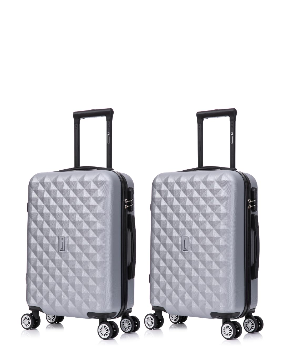 CELIMS - Reisekoffer mit 360 Grad drehbaren Rollen, grau, Cabine X2, Hartschalenkoffer Cabine X2 Gra