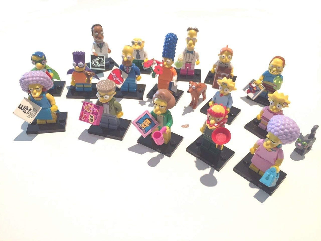 Lego 71009 Minifiguren Lego Simpsons Serie 2 - Komplettsatz - alle 16 Figuren