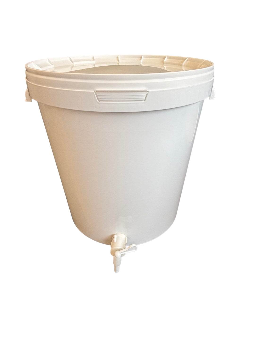 Gärbehälter 33L Fermentationsbehälter mit Deckel Ablaufhahn Gäreimer Eimer für Bier Wein oder Maisch