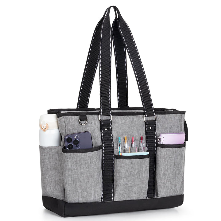 Damero Lehrertasche, Lehrer Arbeitstasche mit gepolstertem Laptopfach, Lehrer Utility Tasche mit meh