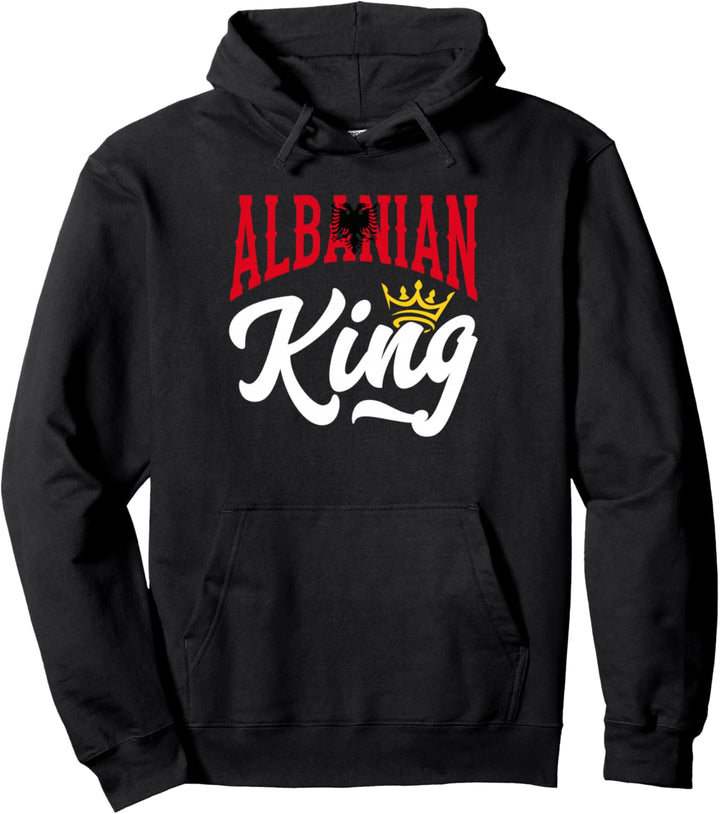 Albanischer König Albanien Albanien Flagge Pullover Hoodie
