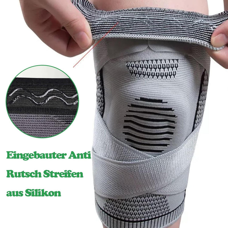 Generisch Kniebandage für Männer und Damen - Rutschfeste, Zum Laufen Atmungsaktive Knieorthese für S