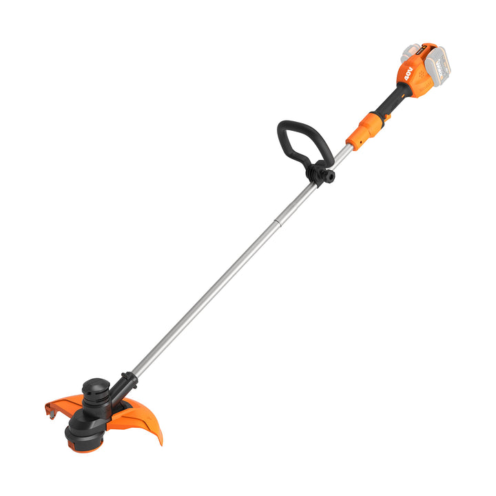WORX WG183E.9 Rasentrimmer 40 V (2 x 20 V) - Doppelfaden & Doppelleistung - Schnittdurchmesser 33 cm