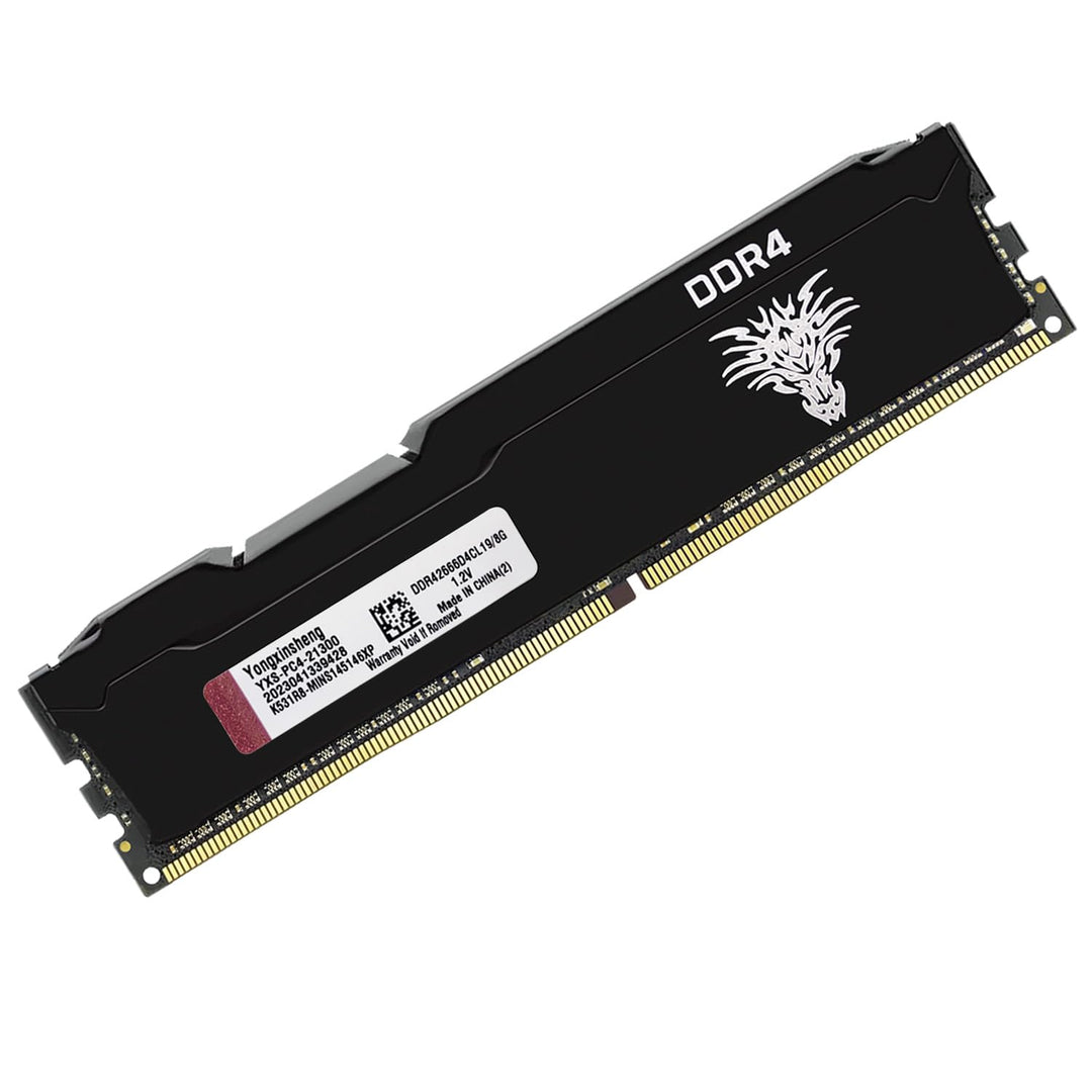 DDR4 2666MHz 8GB Desktop RAM PC4-21300 UDIMM Non-ECC Unbuffered 1.2V 288-Pin CL19 PC Computer Memory