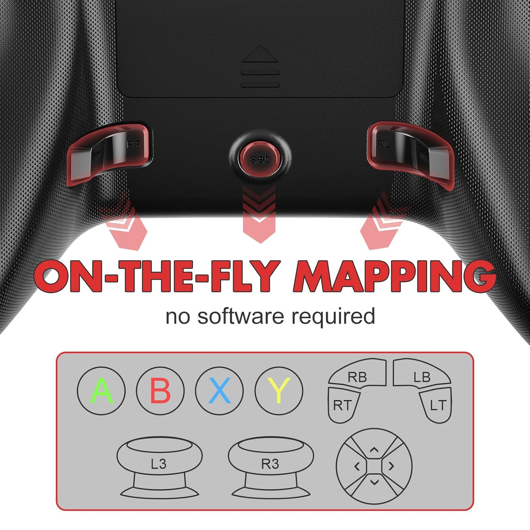Lapezei Wireless Controller für Xbox Series S/X, Xbox One, Kompatibel mit PC/Android/iOS, Gamepad mi