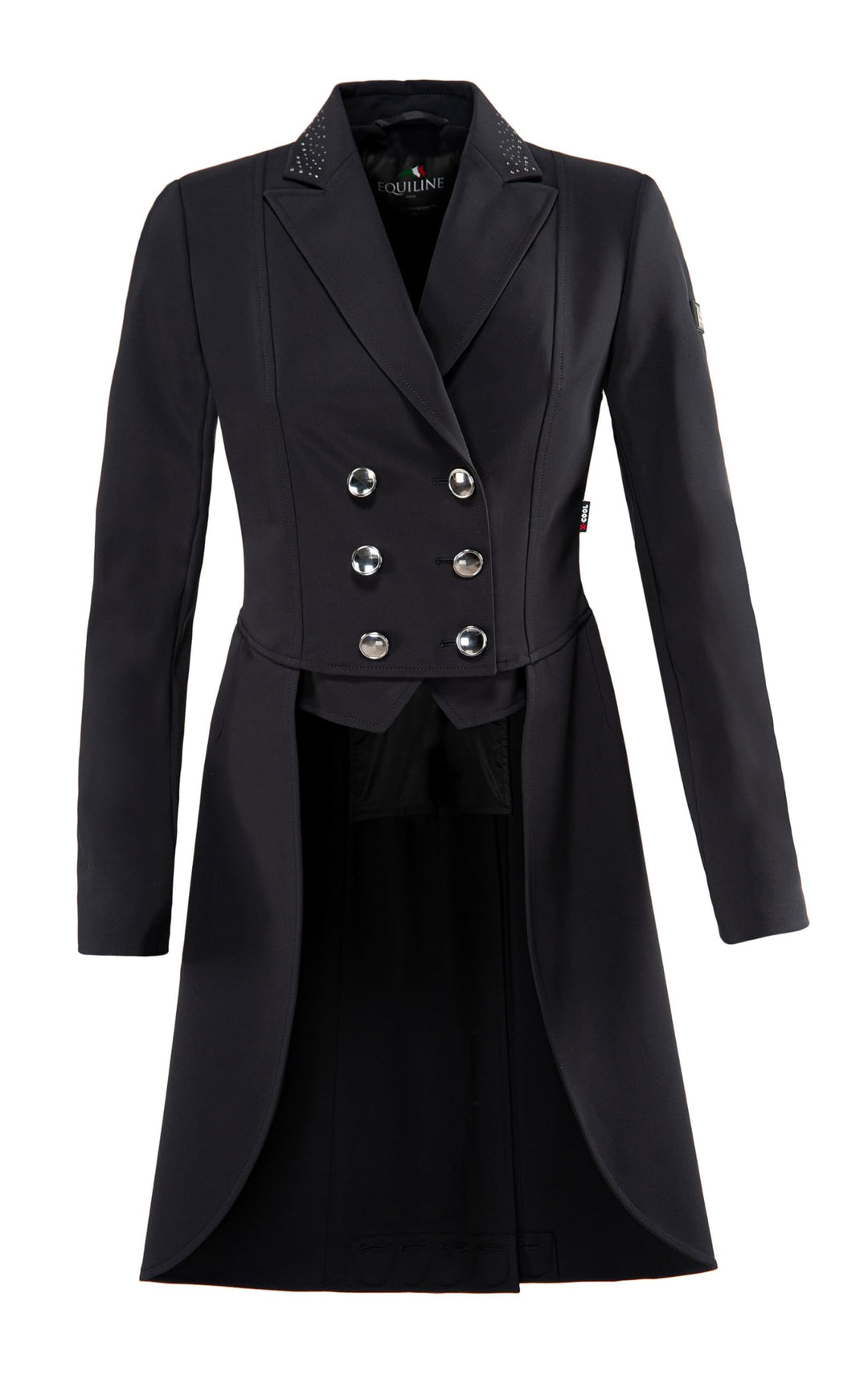 Equiline Damen Turnierfrack, Frack EQ_Glamour 40 Schwarz, 40 Schwarz