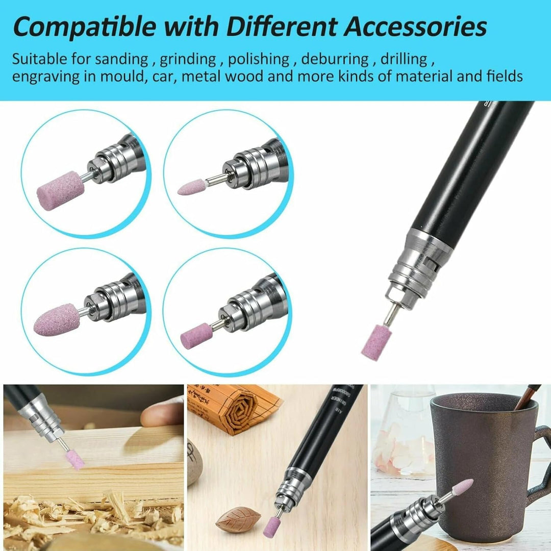 Pneumatische Bleistiftmatrize 1/4-Zoll-Einlass-Stabschleifer-Kit Mikro-Stabschleifer-Set Tragbares P