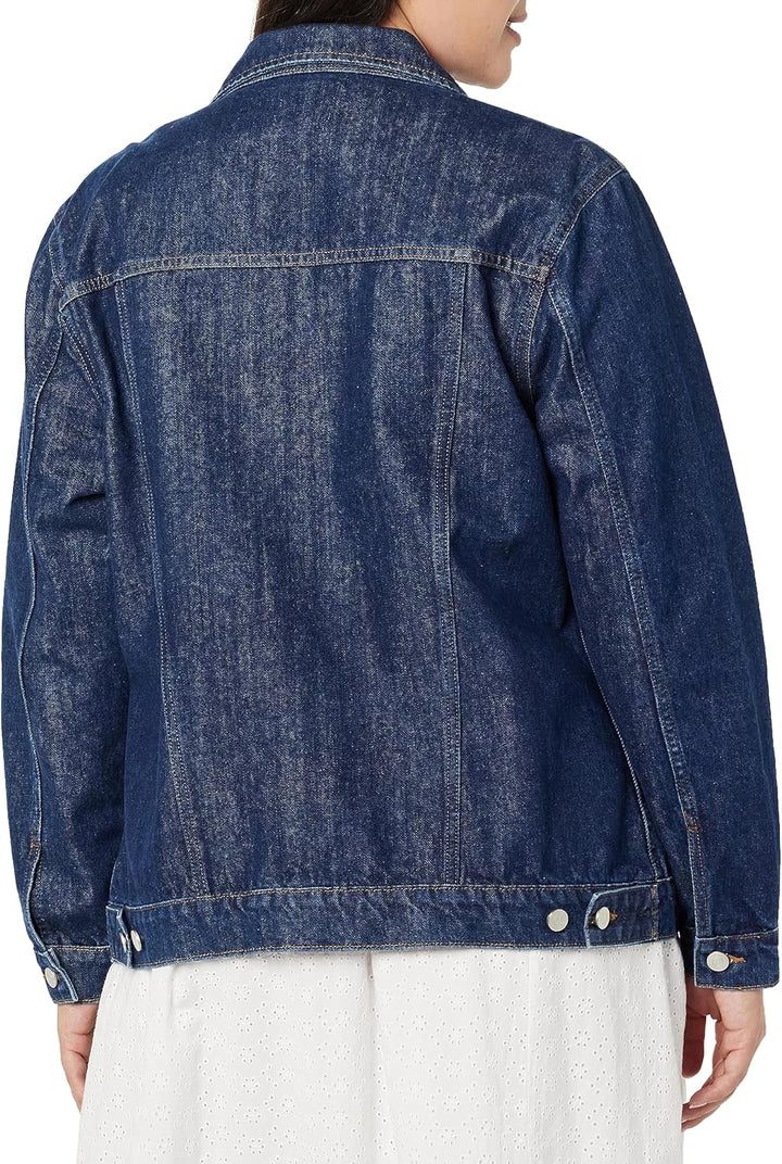 The Drop Jeansjacke für Damen, Zain Lang XXS Dunkles Indigoblau, XXS Dunkles Indigoblau