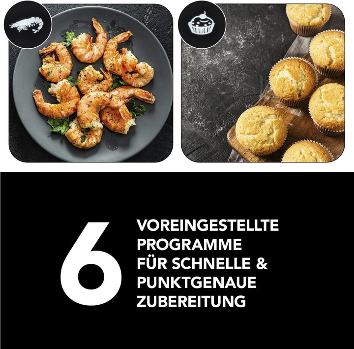 GOURMETmaxx Heissluft-Fritteuse Digital | 60 Min Timerfunktion und automatische Abschaltung | Fett-