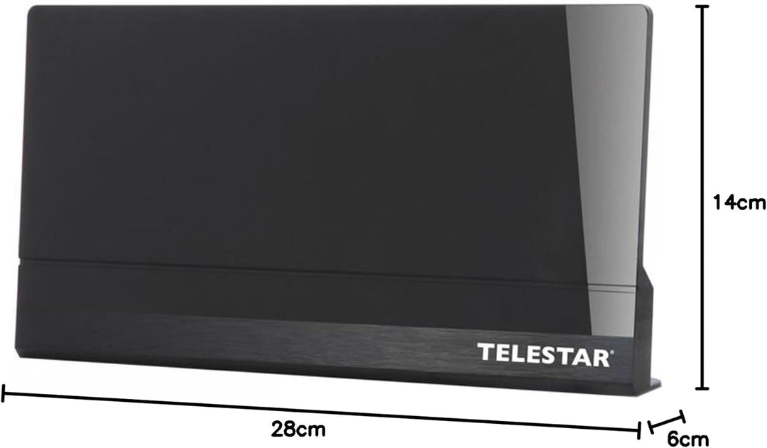 Telestar Antenna 9 LTE Aktive DVB-T2 Innenantenne Schwarz, Schwarz