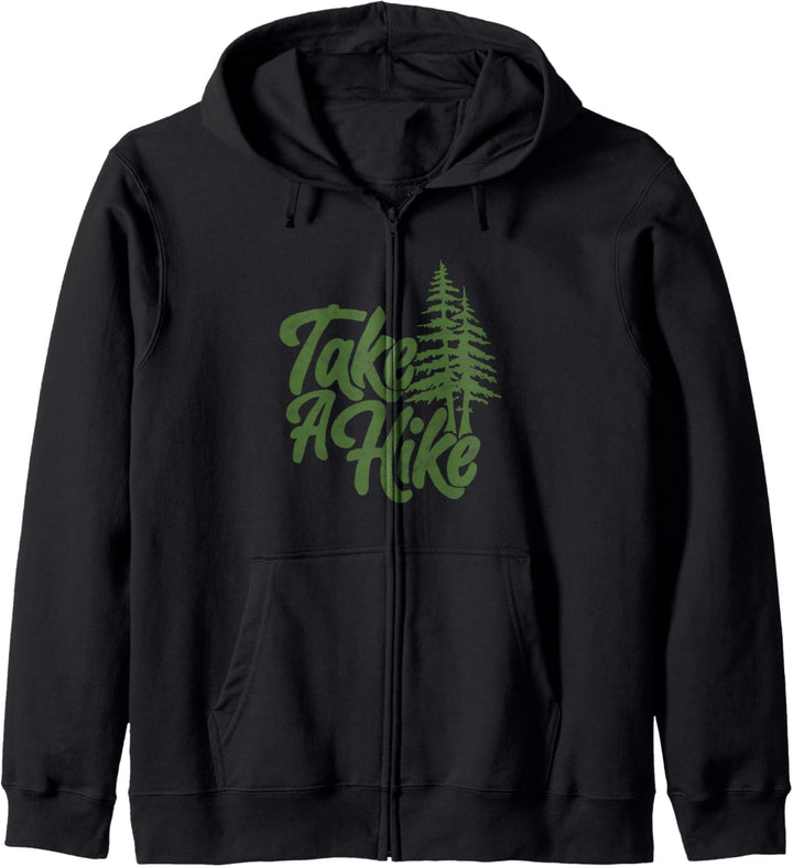 Take a Hike! Funny Outdoor & Hiking Vintage Graphic Kapuzenjacke