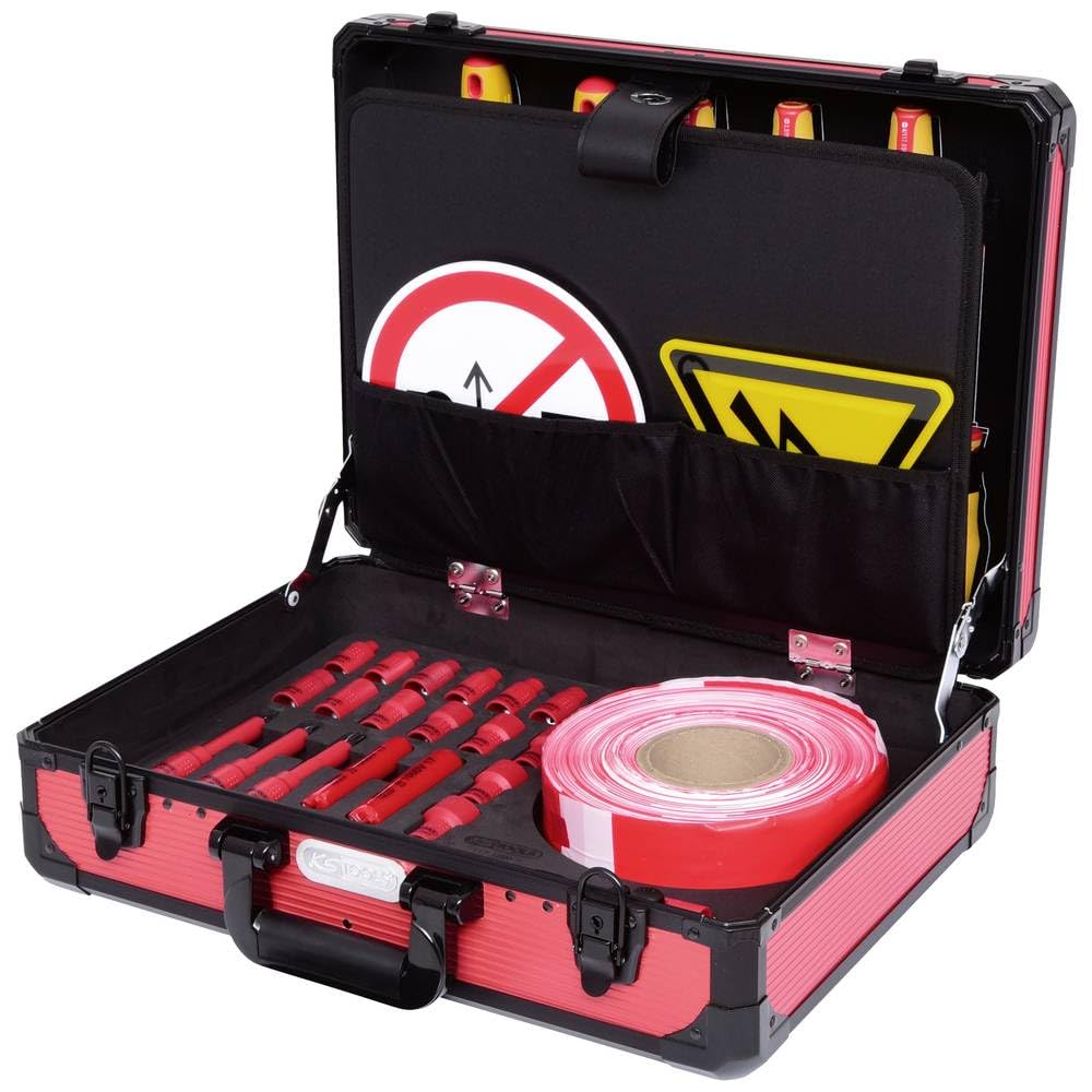 KS Tools 117.1890 Isolierter Werkzeug-Satz für Hybrid- und Elektrofahrzeuge, 43-tlg