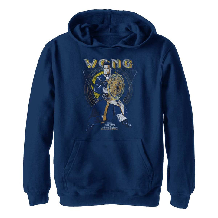 Marvel Jungen Doctor Strange im Multiversum des Wahnsinns Wong Sorcerer Hoodie, Heather Navy, S