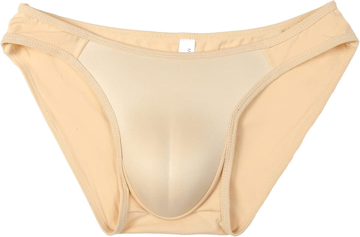 QiaTi Hiding Gaff Panty Shaping Hosenbrief für Crossdresser Transgender Unterwäsche 1briefs/Beige M,