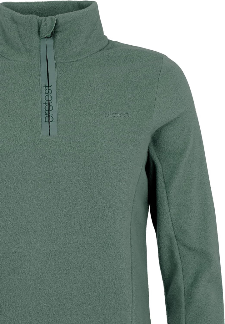 Protest Damen 1/4-reissverschluss MUTEZ XXL Evergreen, XXL Evergreen