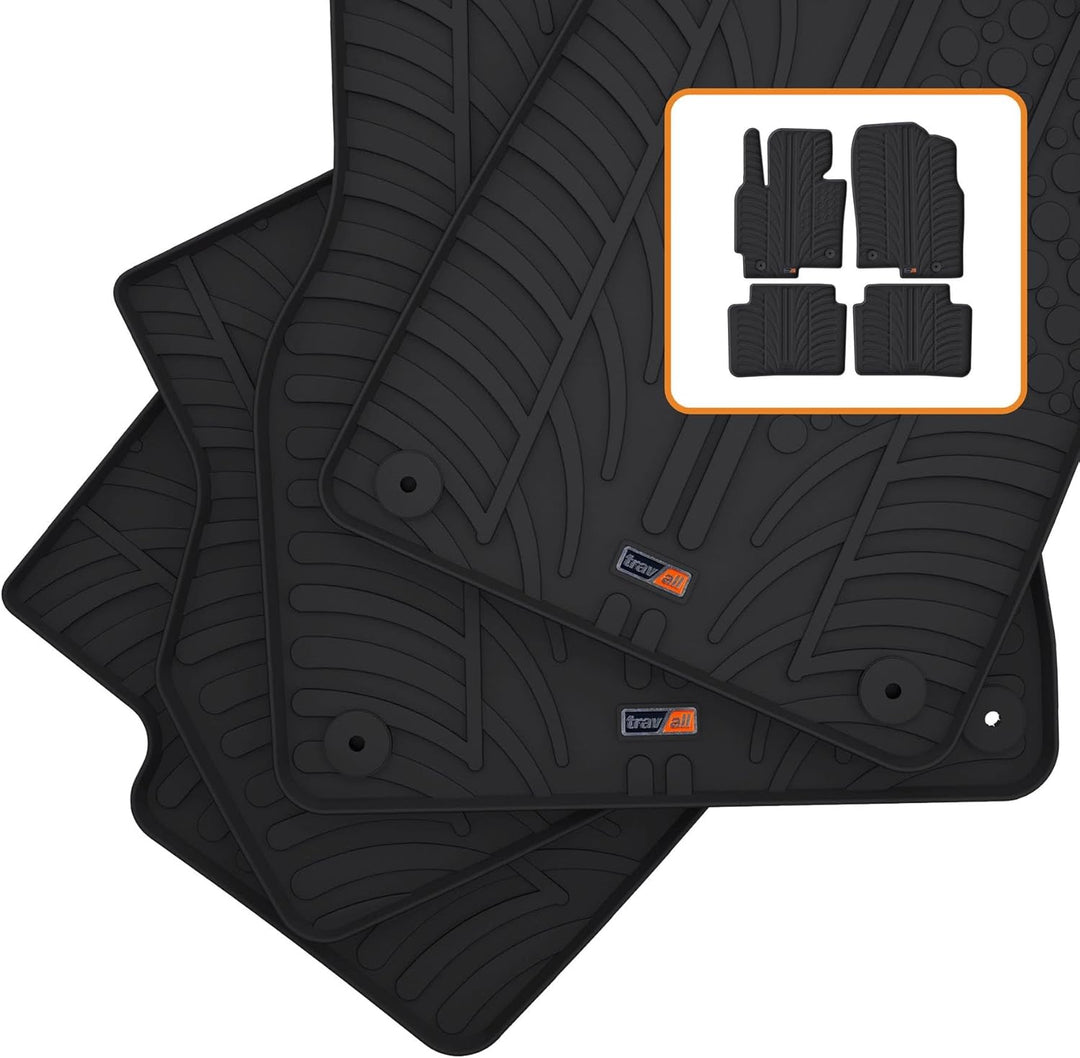 Travall Mats Gummifussmatten Kompatibel Mit Mazda CX-5 (2012-2017) TRM1107 - Allwettermatten Nach Ma