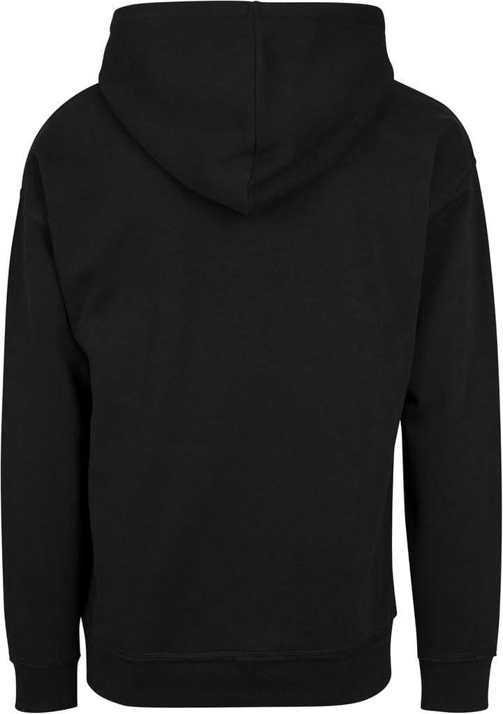 Build Your Brand Men's Oversize Hoody Hoodie, Black, L
