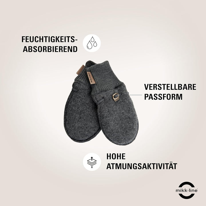 Mikk-line Wollhandschuhe Kinder | Handschuhe Kinder | Handschuhe Wolle Kinder | Wärme Kinder Handsch