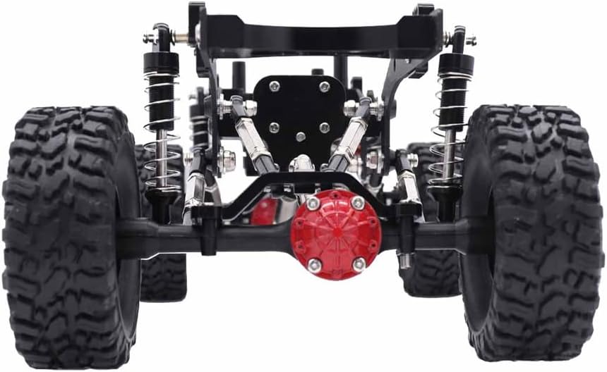 Iegefirm Metall-Vorder- und Hinterachsen-Set für C14 C24 C34 C44 B14 B24 1/16 RC Car Upgrades Teile