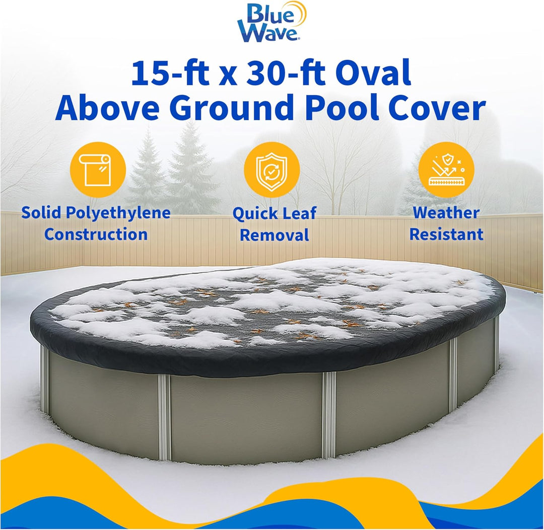 Defender 8 Jahr oval vor Ground Winter Pool Cover 15 by 30-Feet, 15 by 30-Feet