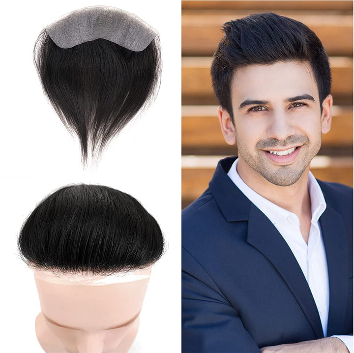 Lordhair Toupet Herren,100% Europäisches Echthaar Herren Toupet Echthaar,V-LOOP Skin Toupet Herren,T