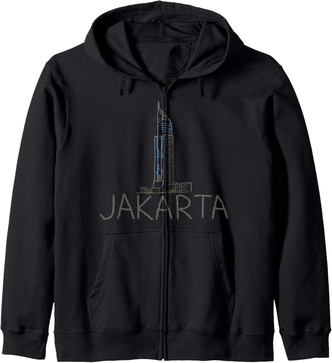 Jakarta Indonesia Kapuzenjacke