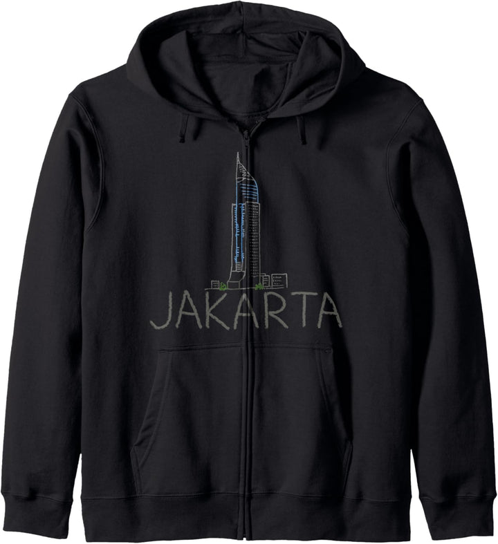 Jakarta Indonesia Kapuzenjacke