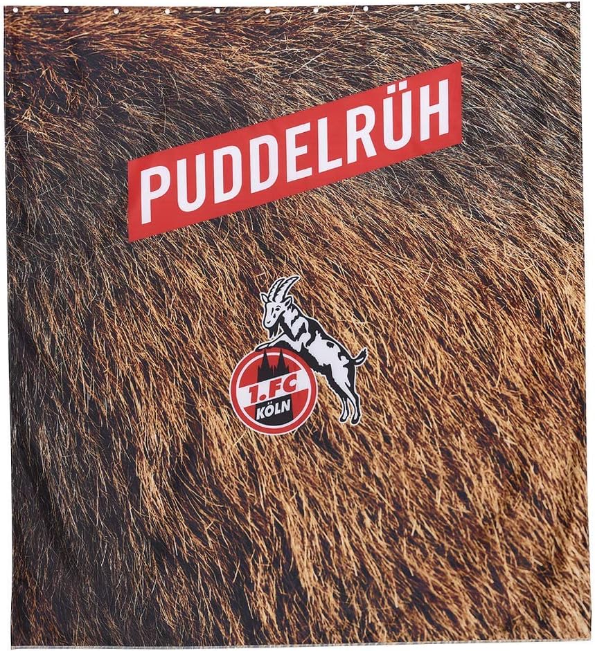 1. FC Köln Duschvorhang Puddelrüh (180 x 200cm)