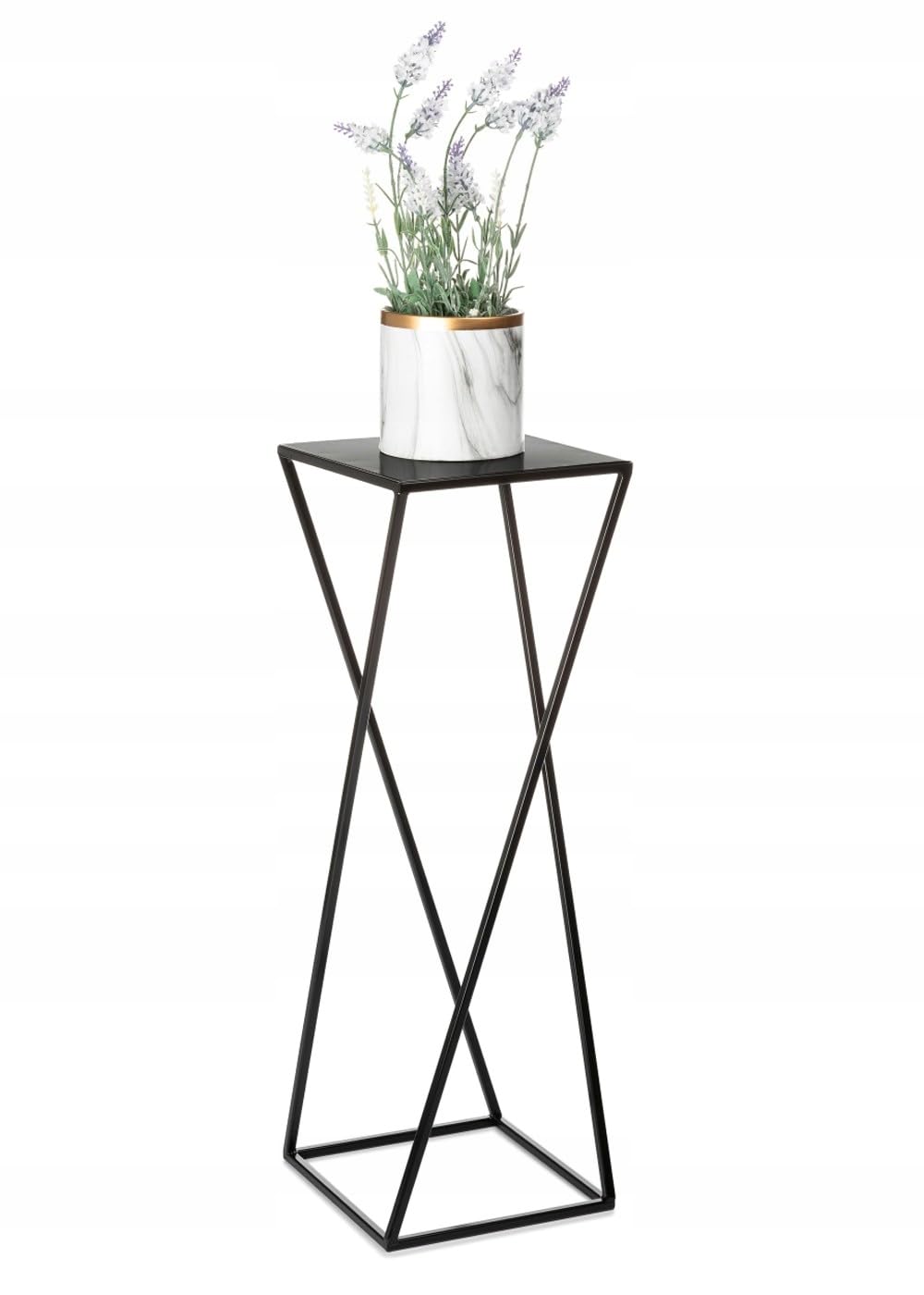HowHomely Blumenständer Metall 70cm - Pflanzenständer Hoch Blumenregal - Blumenständer - Blumentopfs