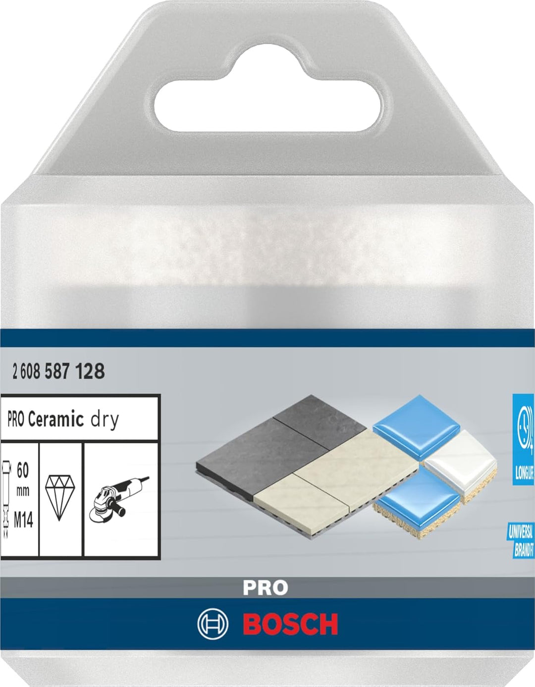 Bosch Professional 1x Diamanttrockenbohrer Dry Speed Best for Ceramic (für Trockenbohren von Hartker