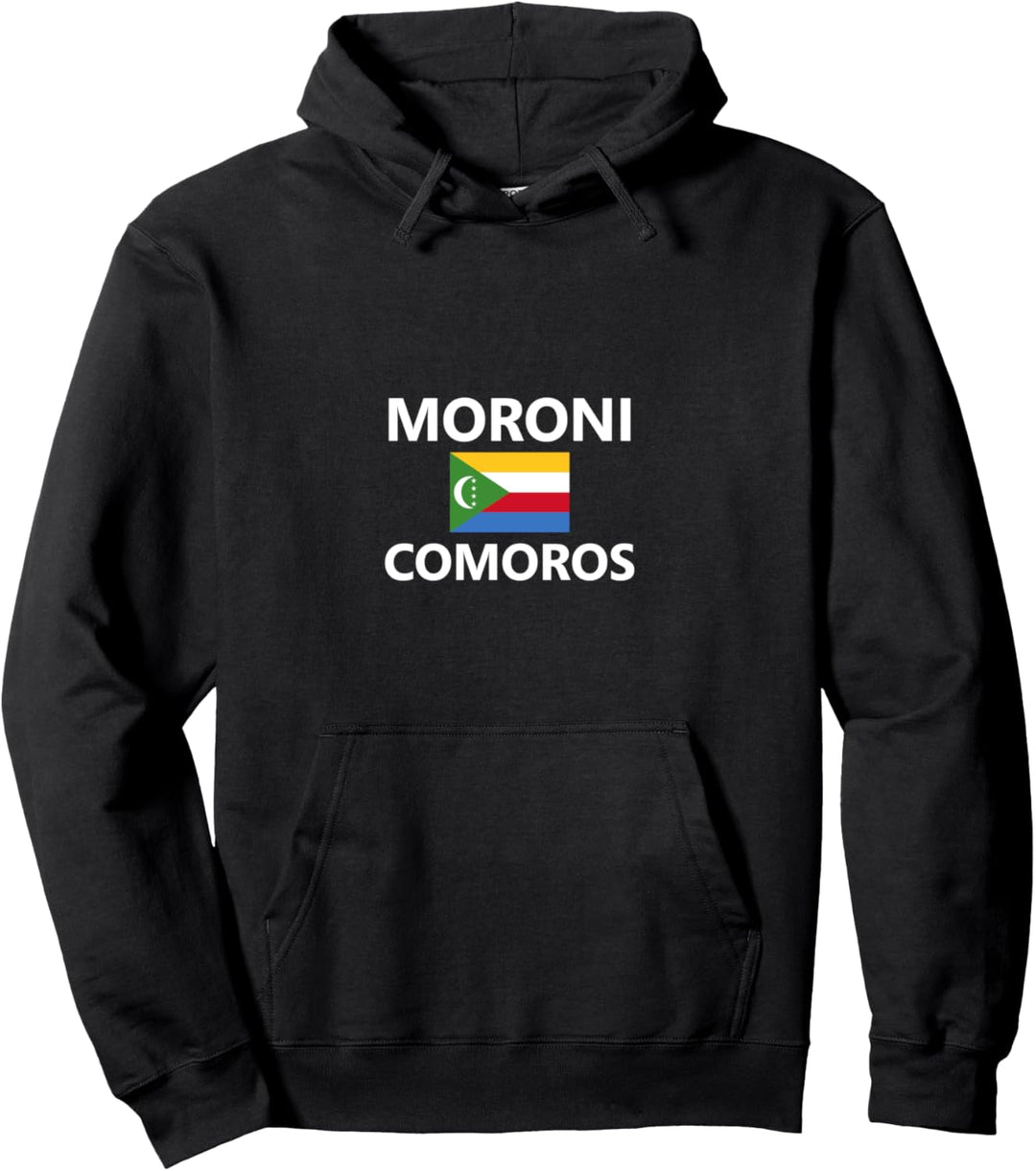 Moroni Comoros Flagge Land Flag Country Pullover Hoodie
