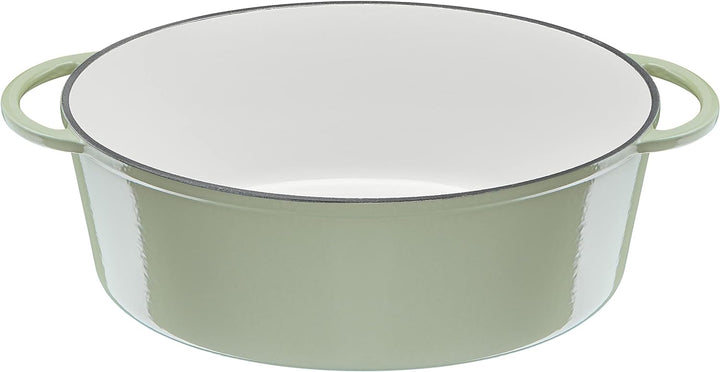 Tefal E25806 LOV Ovaler Bräter 34 cm | wiedergewonnenes Gusseisen | optimale Wärmespeicherung | für