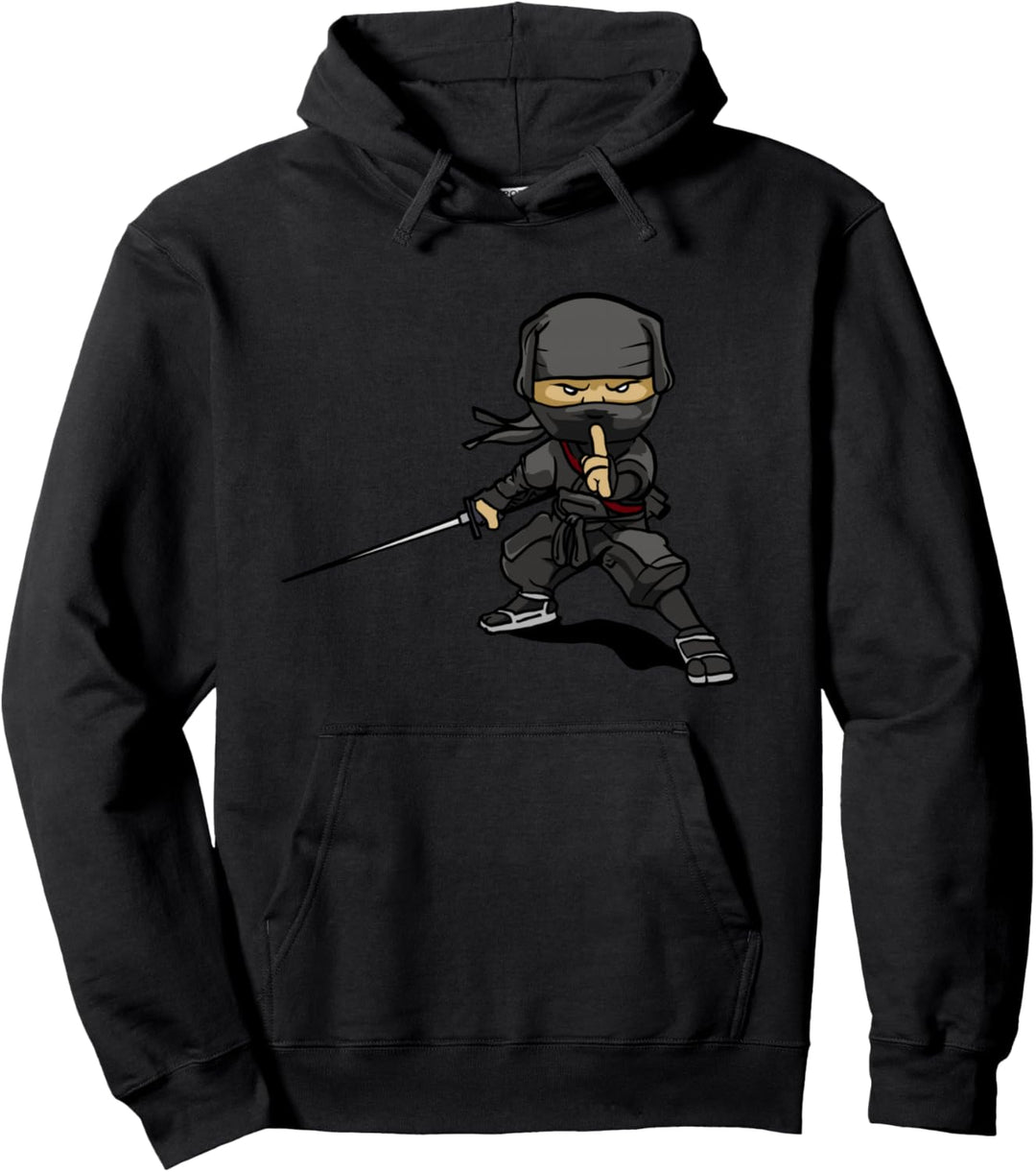 Ninja Jungen & Mädchen Geburtstag Geschenk für Ninja Freunde Pullover Hoodie