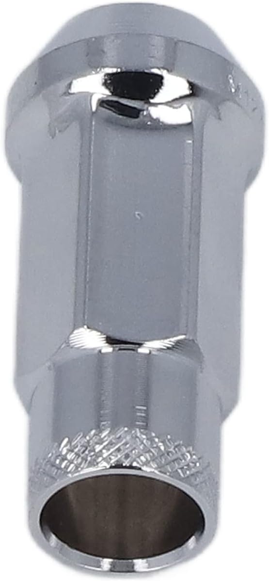 Fydun Radmuttern, Universal 20 STK M12x1,25 Metall Radmuttern Mit Schlüsselhülse(Silber), Silber