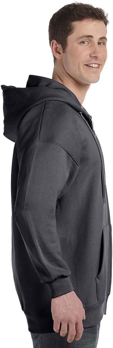 Hanes Herren Kapuzen-Sweatshirt L Charcoal Heather, L Charcoal Heather
