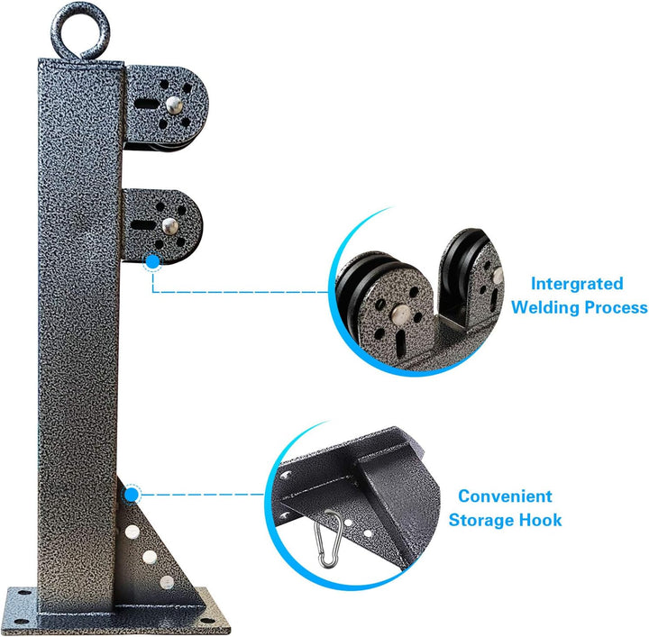 Generisch Fitness Wall Mount Pulley System, Weight Cable Pulley System for Gym, LAT Pull Down and Lo