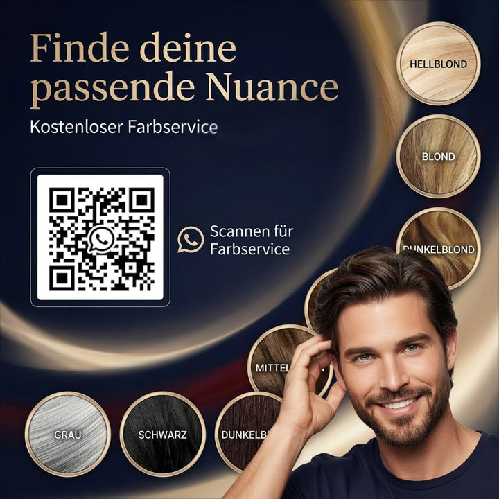 Take Hair Streuhaar für Männer I Hält bei Regen und Wind I 25g Schütthaar zur Haarverdichtung I Hair