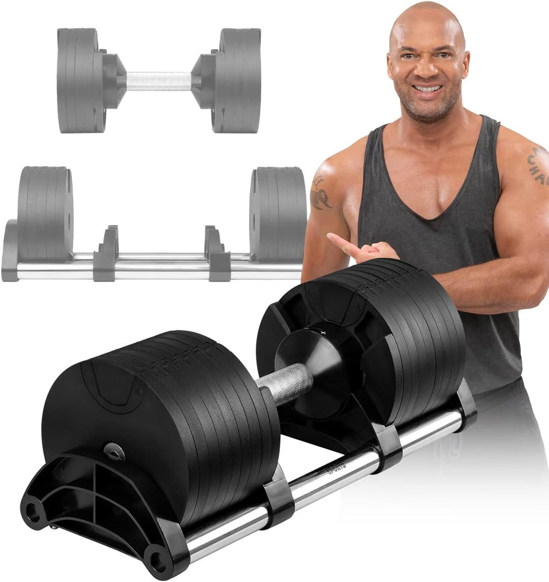 Miweba Sports Hantel VH200 | 𝐏𝐫𝐨𝐟𝐢 Hanteln - Kurzhantel Gewichte 2-28 kg - Kurzhantel Set - Verstell