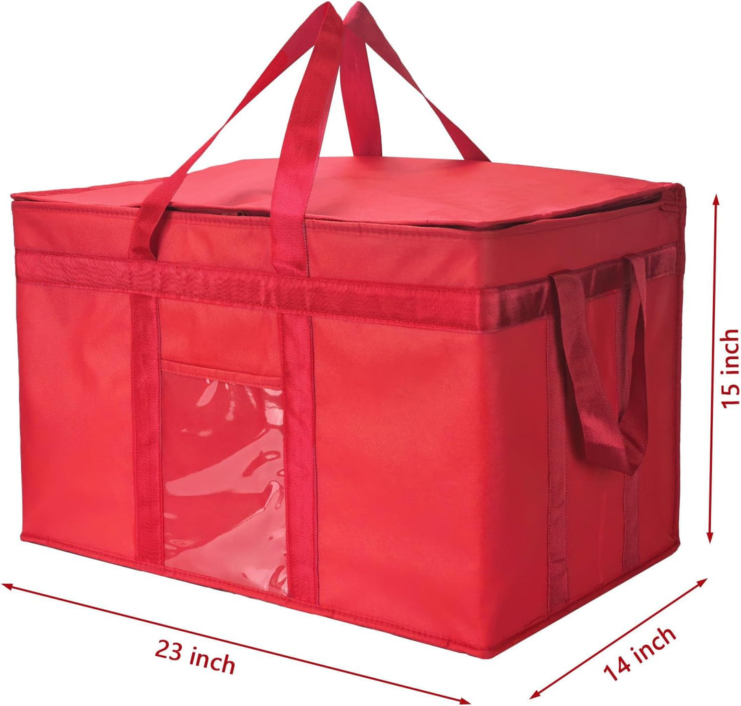 Yalin Grosse isolierte Kühltasche, Styropor-Kühler, hält Lebensmittel heiss oder kalt, wiederverwend