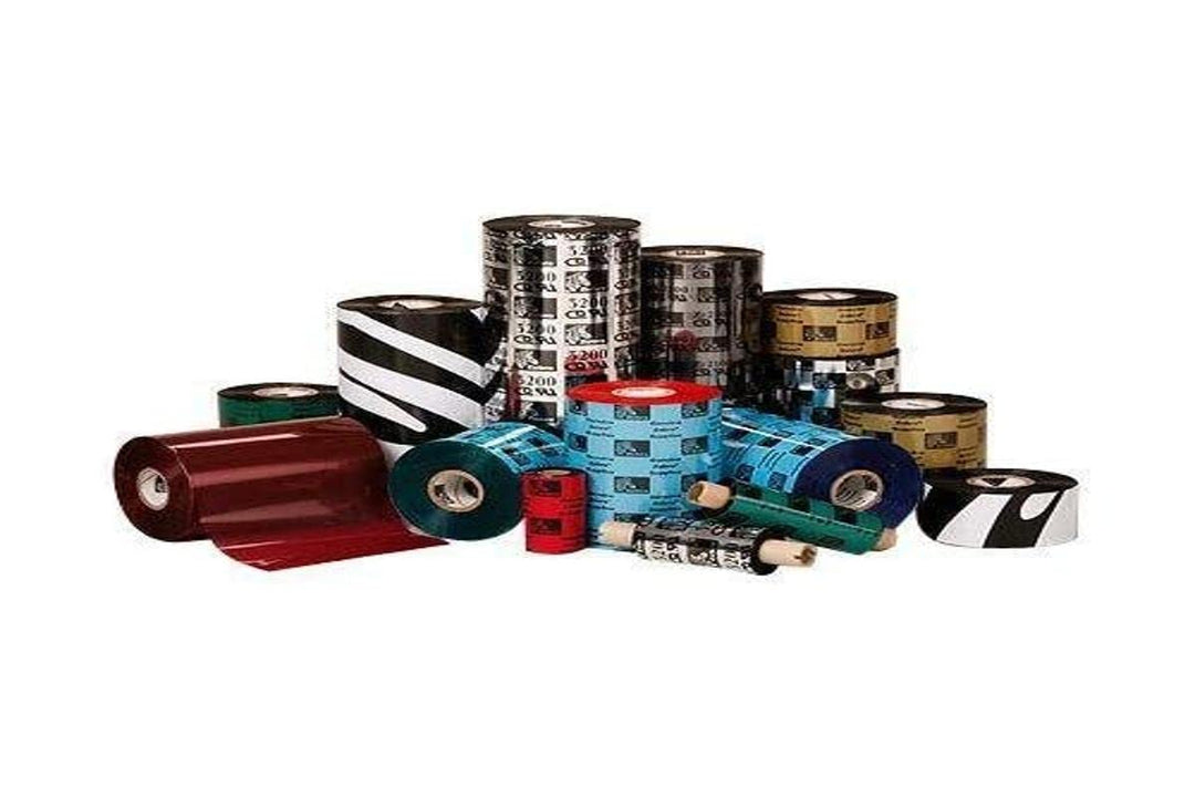 ZEBRA 02300GS11007 Ribbon 2300 Wax, 110 mm, 74 m C-12.7 mm, Box of 12, V363897, Schwarz