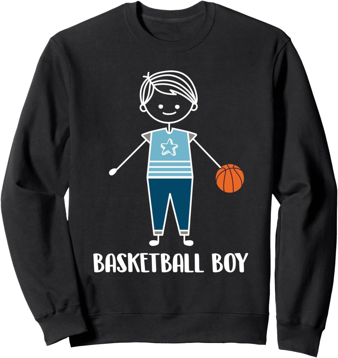 Basketball Junge Streetball Fan - Basketballer Sweatshirt