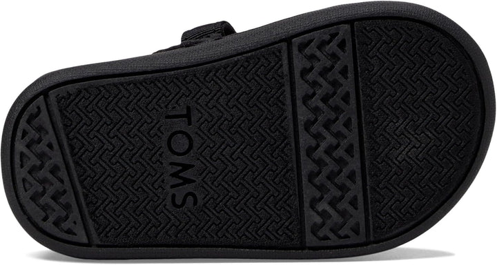 TOMS Mädchen Tiny Mary Jane Sneaker 19.5 EU Black Foil Dot Microfiber, 19.5 EU Black Foil Dot Microf