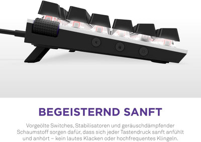 Nzxt Function - KB-1FSDE-WR - Mechanische Gaming Tastatur - MX-kompatible Hot-Swap-fähige Switches -